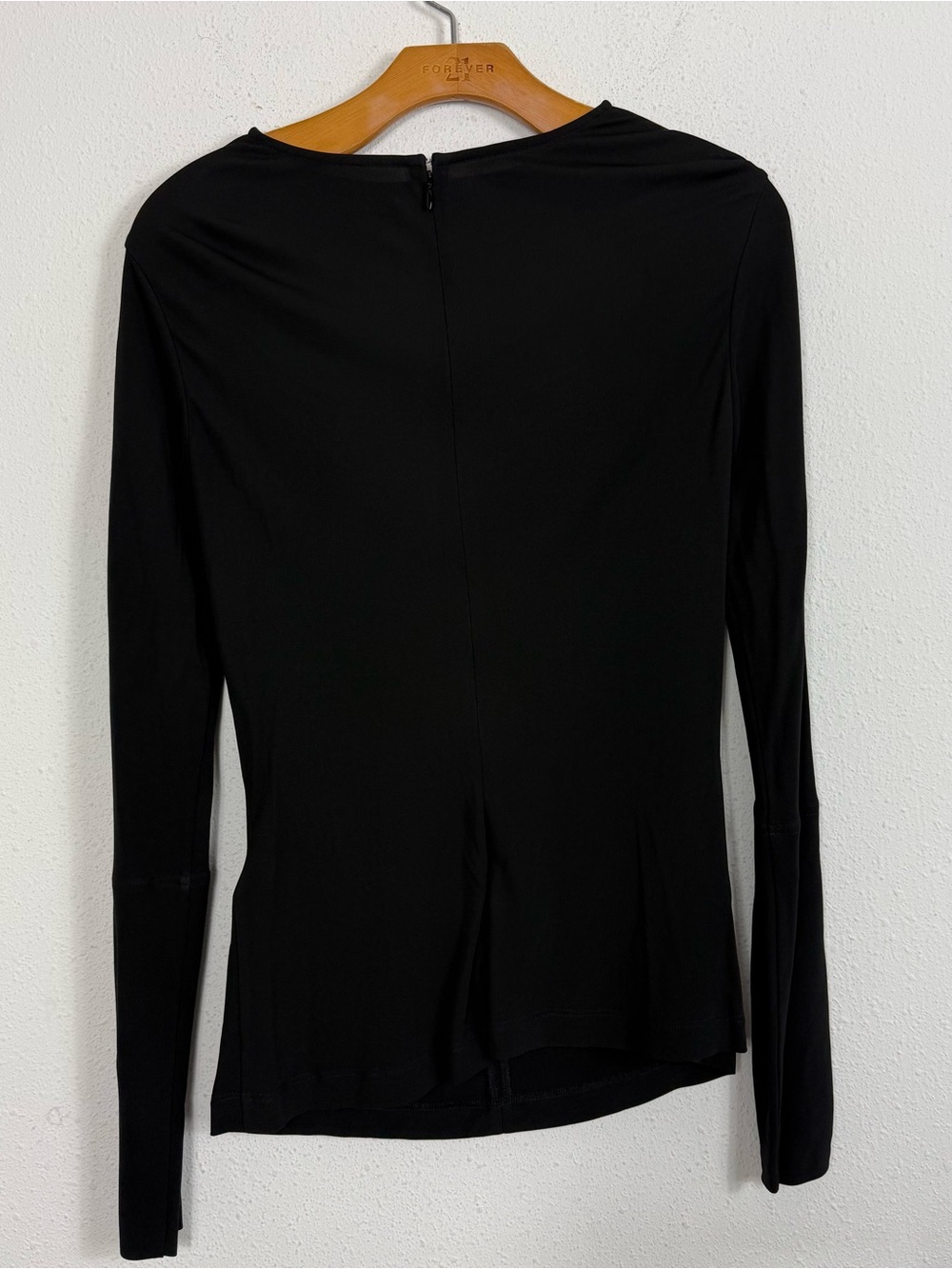 Victoria Beckham Black Cut Out Detail Long Sleeve Top NWT 8 US - Picture 9 of 11